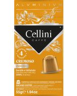 Cellini Cremoso Nespresso kompatibilis espresso kapszula prémium olasz kávé