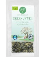 JUST T China Green Jewel Yunnan zöld tea, filteres, bio, lebomló csomagolás