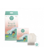 JUST T Fruit Wave zöld tea papaya maracuja ízzel duplakamrás filteres bio lebomló csomagolás