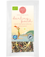 JustT, "Darling Peach" egyenkénti filteres fehér tea, 1 adag