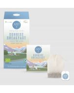 JUST T Sunrise Breakfast Assam fekete tea, duplakamrás filteres, bio, fairtrade, lebomló csomagolás