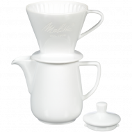 Melitta, Pour over set porcelán kávéfőző, szürke
