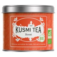 Kusmi, Boost bio fűszeres wellness teakeverék, szálas fémdobozos, 100 g