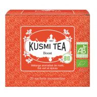Kusmi, Boost bio fűszeres wellness teakeverék, 20 db muszlinfilter, 40 g
