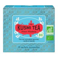 Kusmi, Prince Vladimir citrusos, vaníliás fűszeres fekete tea, 20 db muszlinfilter, 40 g