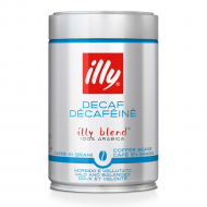 illy, szemes koffeinmentes kávé, 250 gr