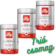 illy, darált kávé kedvezményes trió csomag, 100 % Arabica