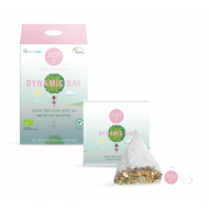 JUST T Dynamic day matcha szálas tea acai bogyó grapefruit bio lebomló csomagolás