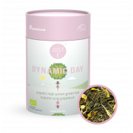 JUST T Dynamyc day matcha szálas tea grapefruit acai bogyó bio lebomló csomagolás