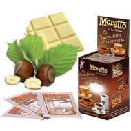 Moretto, mogyorós fehércsokis tasakos forrócsoki por, 30gr/tasak