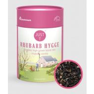 JustT, "Rhubarb Hygge" szálas fekete tea, 80g