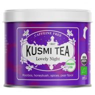 Kusmi, Lovely Night bio fűszeres, körtés herba tea, szálas fémdobozos, 100 g