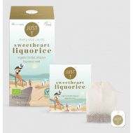 JustT, "Sweetheart Liquorice" duplakamrás filteres herba tea, 20db